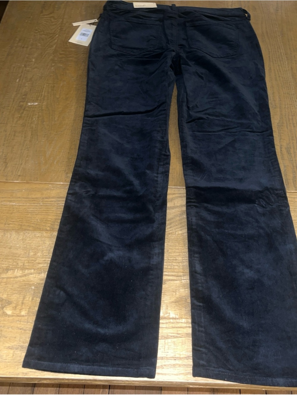 NYDJ Women's Corduroy Pants Black Size 8 Marilyn Straight - Picture 7 of 8